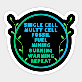 World earth day Repeat Trend Sticker